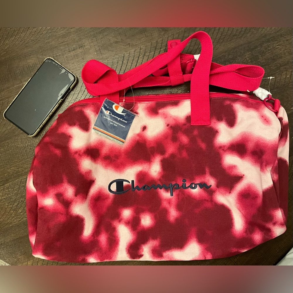 NWT Champion Gym bag with Top Handle and Long Strap